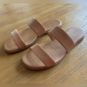 Cole Haan Leather Slide Sandals